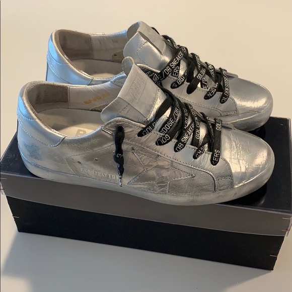 Golden Goose Shoes - Golden Goose superstar silver Limited edition
